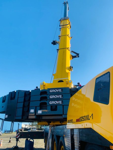 Sistermi bolsters fleet with Brazil’s first Grove GMK5250XL-1